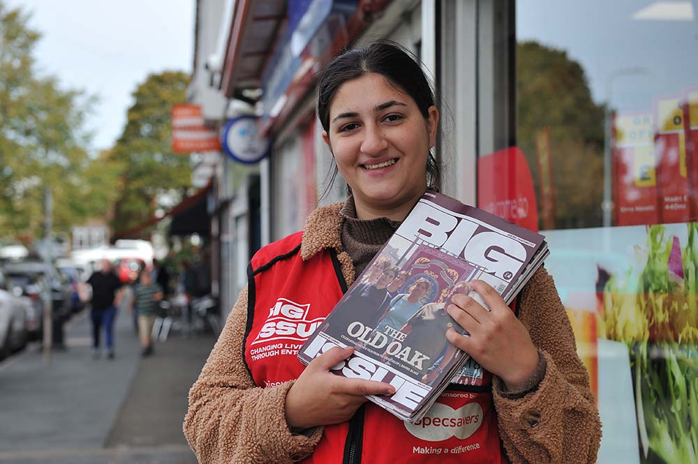 Big issue seller birmingham
